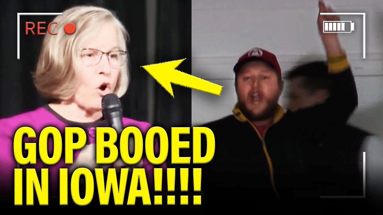 Republican GETS LOUDLY BOOED at TOWN HALL…IN IOWA!!!