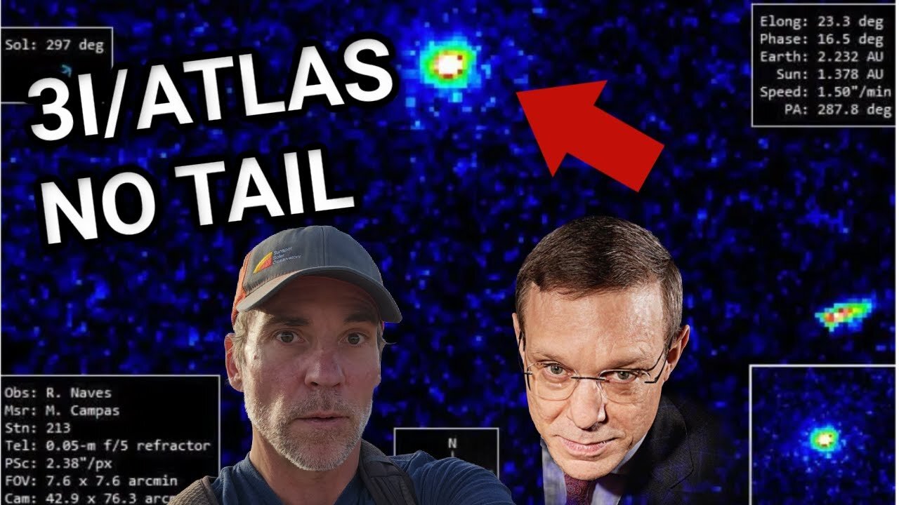 #3I/ATLAS NEW IMAGES SHOW NO TAIL, 11.5.25, R. Naves Observatory
