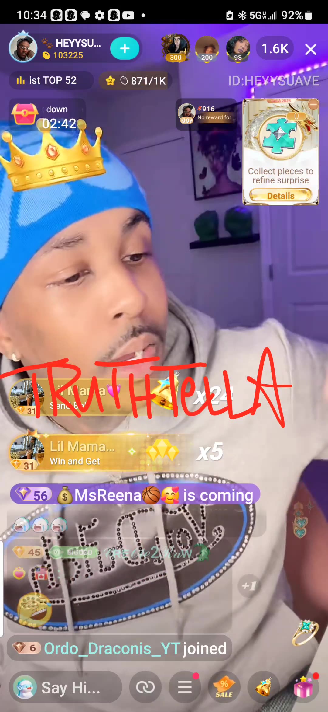 LYSOL LIONEL SUNDAY MORNING LIVE PT. 1 LINES NOCAP