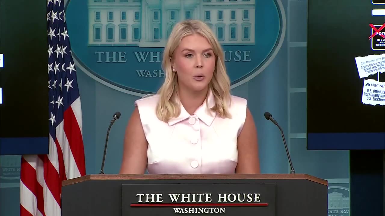 🚨🔥Karoline Leavitt: New evidence released by DNI Gabbard confirms that the Obama,,