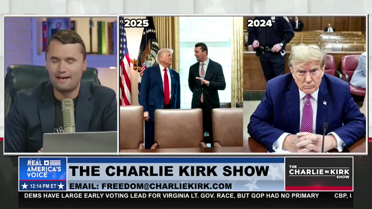 ONE YEAR AGO PRESIDENT TRUMP WAS ON TRIAL, AND NOW...