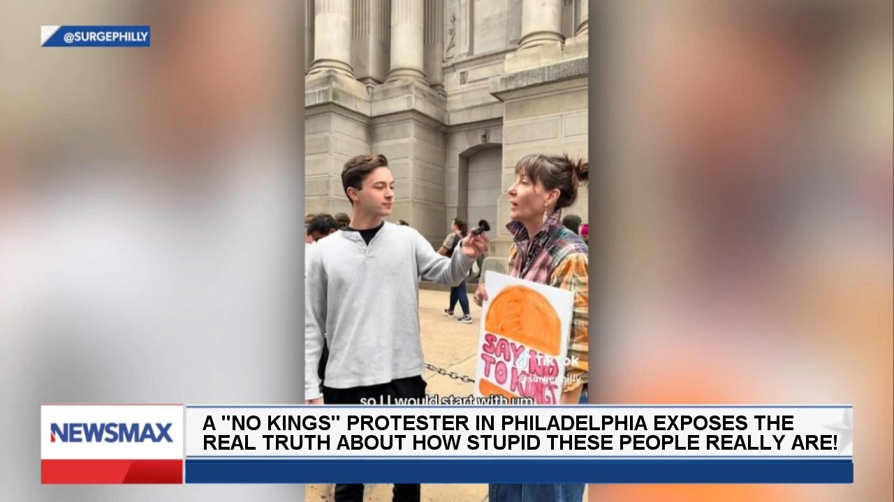 NO KINGS protester didnt know why she was protesting - Oct. 25, 2025