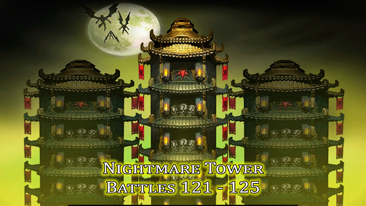 MK Mobile. Nightmare Tower Battles 121 - 125
