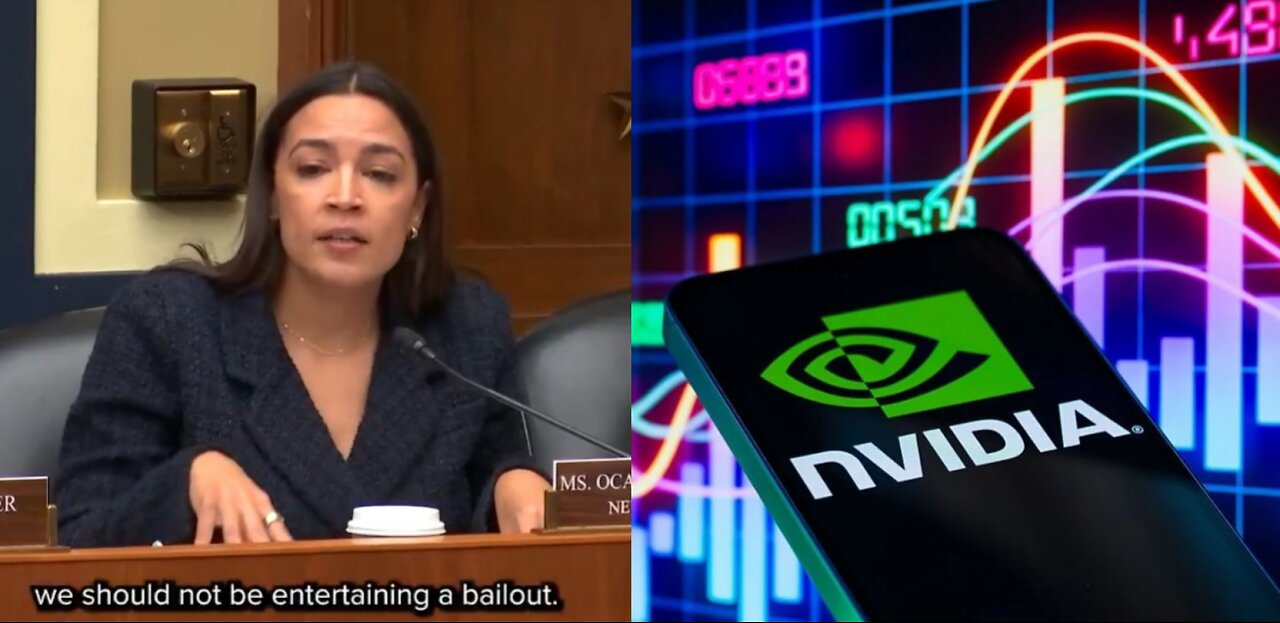 AOC Just Dropped a Bomb: NO Bailouts for AI! – Is the $7 Trillion Bubble About to Burst?
