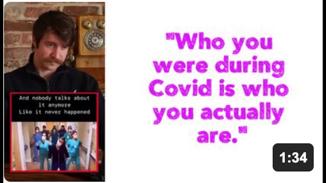Who you were during Covid is who you actually are. 🎯