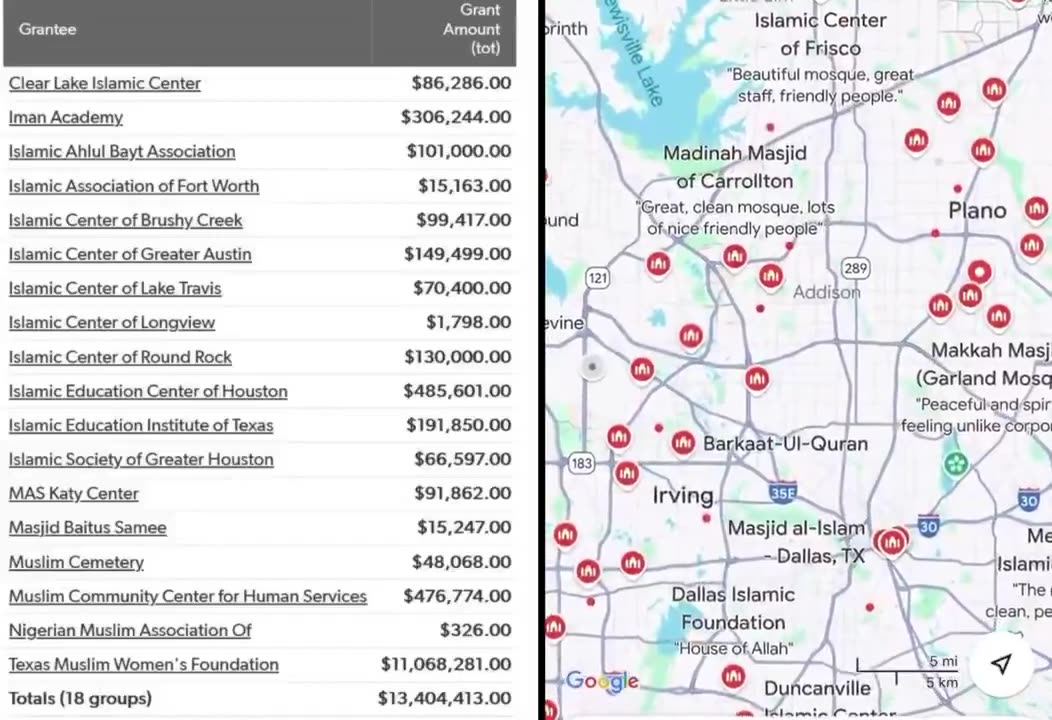 50 new mosques have opened in Texas over the past 24 months