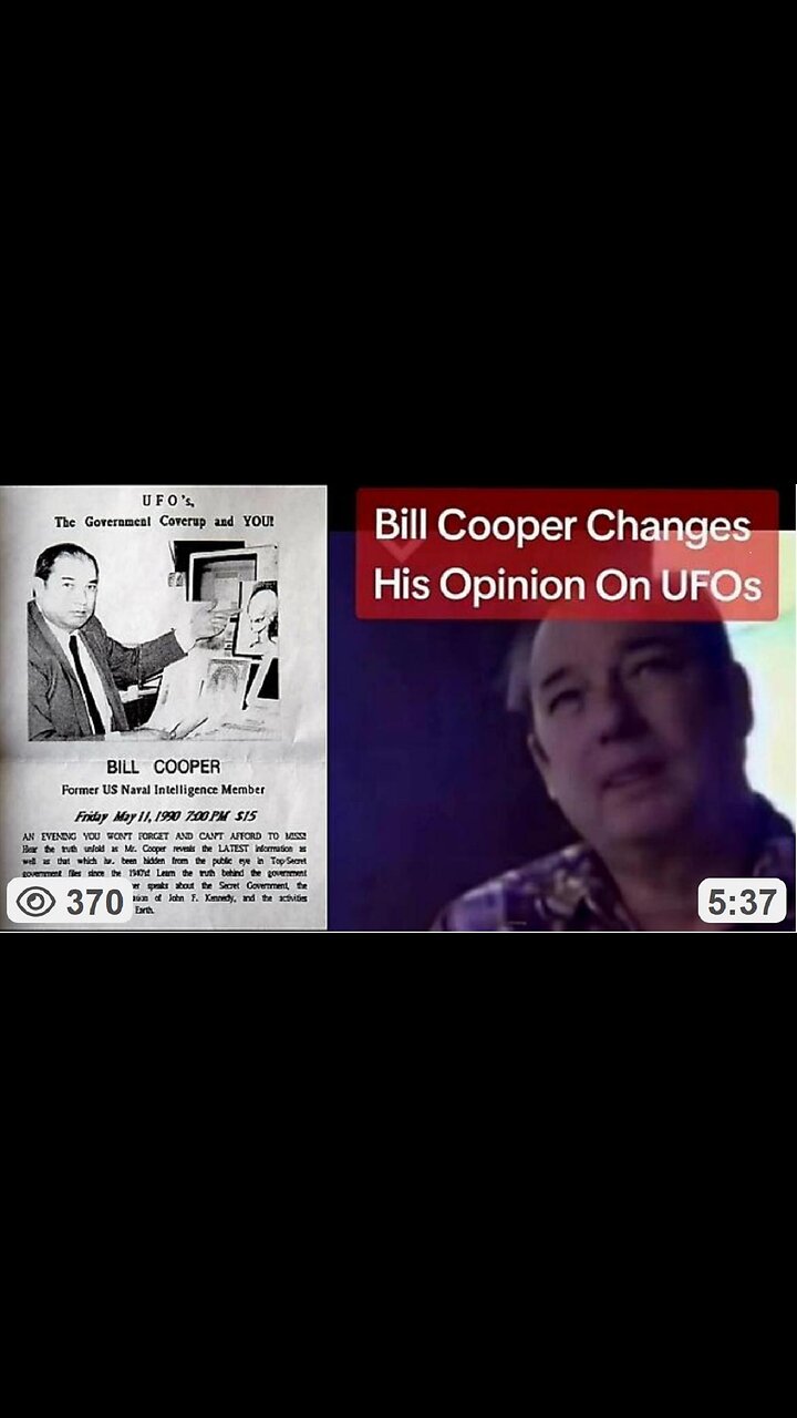 William Bill Cooper Changed his Mind on UFOs & Aliens Later in Life (1989 Vegas Conference included)