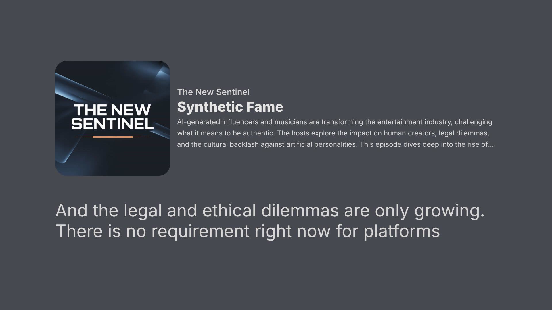 Synthetic Fame