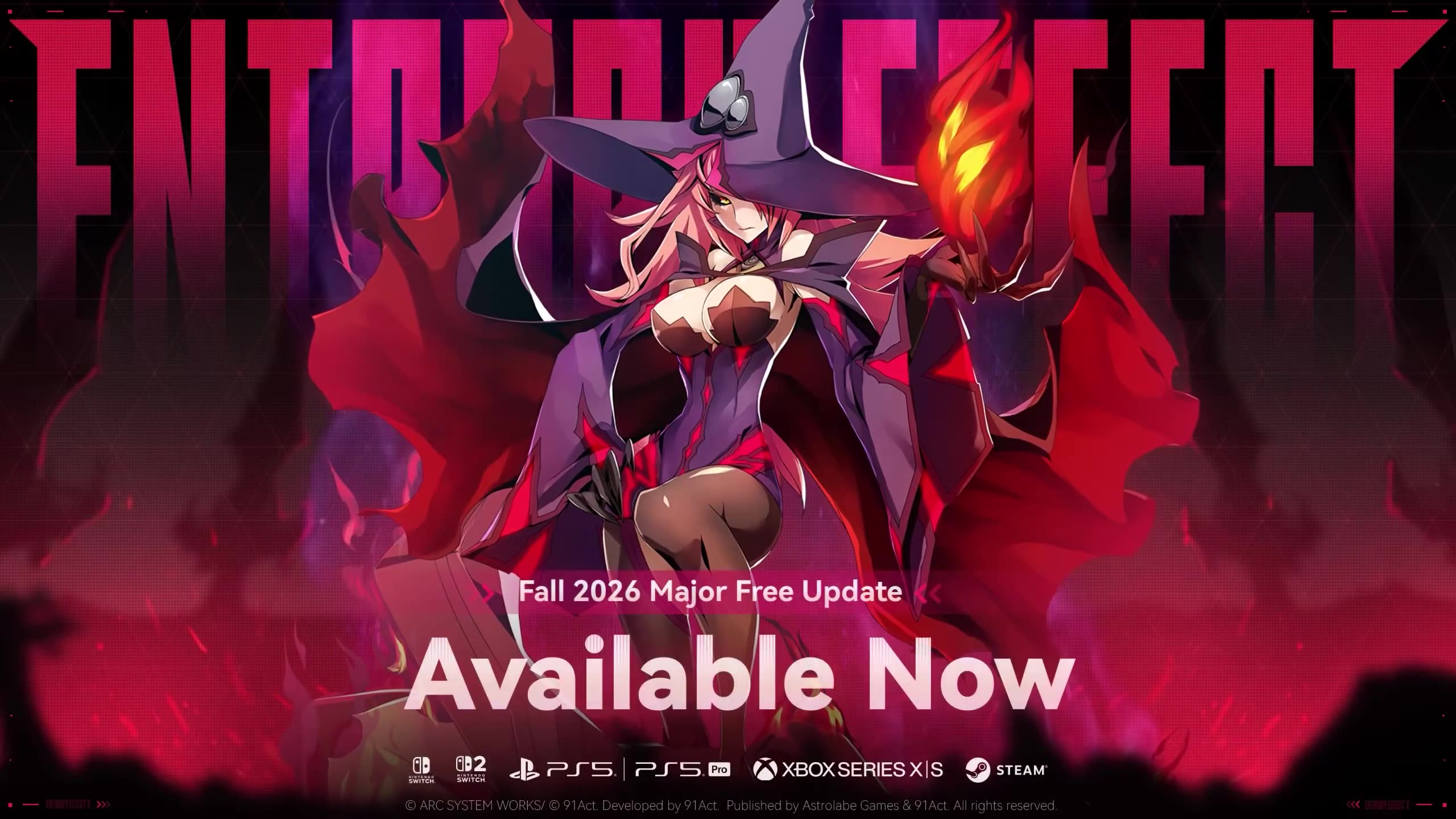BlazBlue Entropy Effect X | Nine & Major Free Fall Update | Launch Trailer
