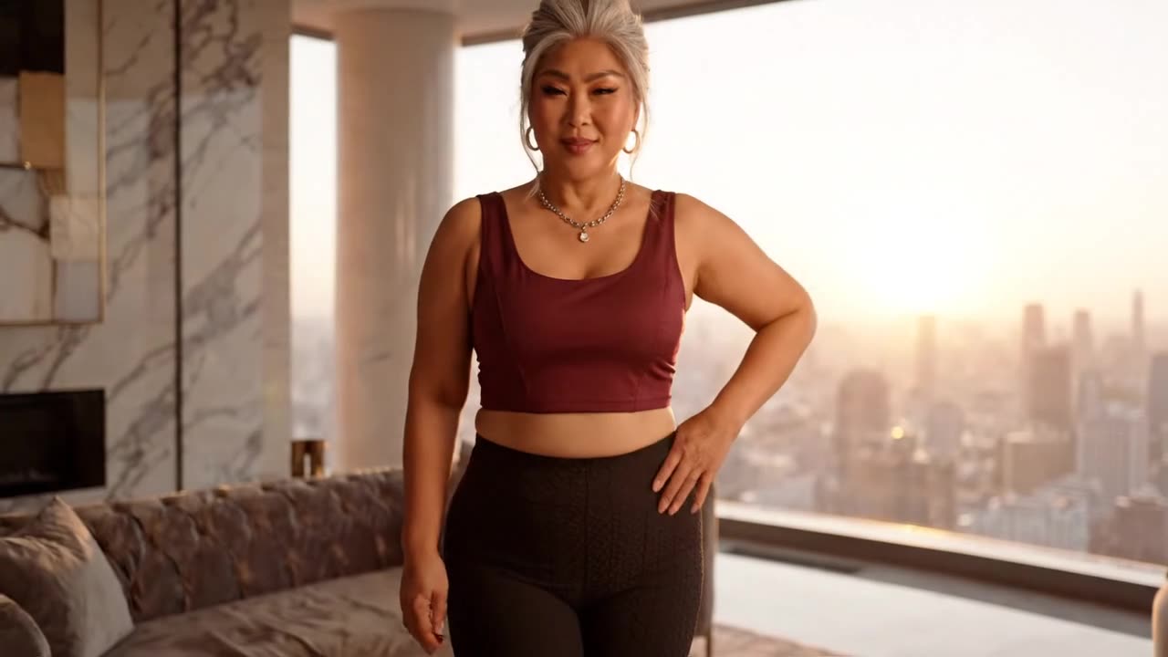 OMG! 😱 CRAZY GRANDMA ASIAN BBW Big Woman | Viral AI Animation Video