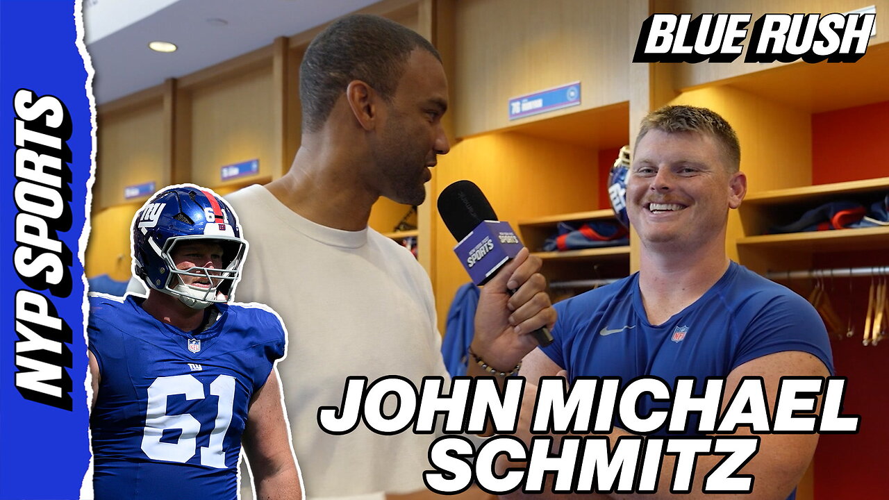 Brandon London talks to Giants starting C John Michael Schmitz about the teams mindset heading into Week 2 vs. Dallas