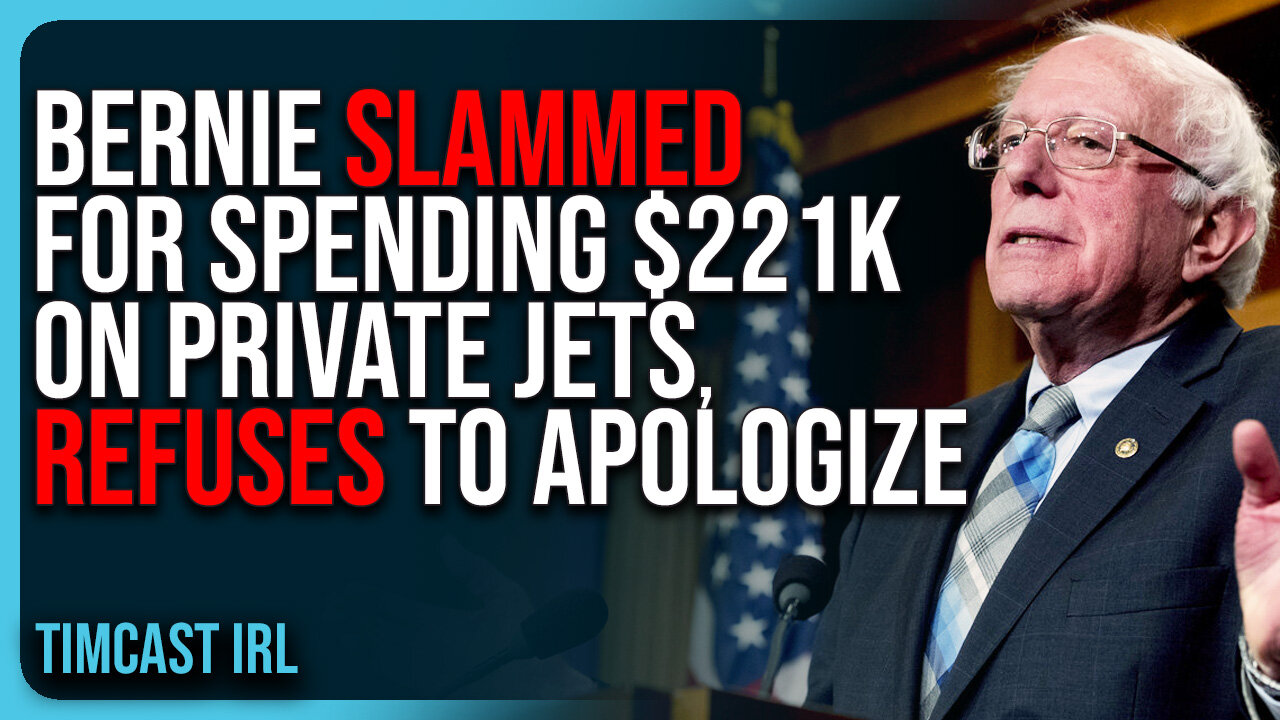 Bernie Sanders SLAMMED For Spending $221k On Private Jets, REFUSES To Apologize