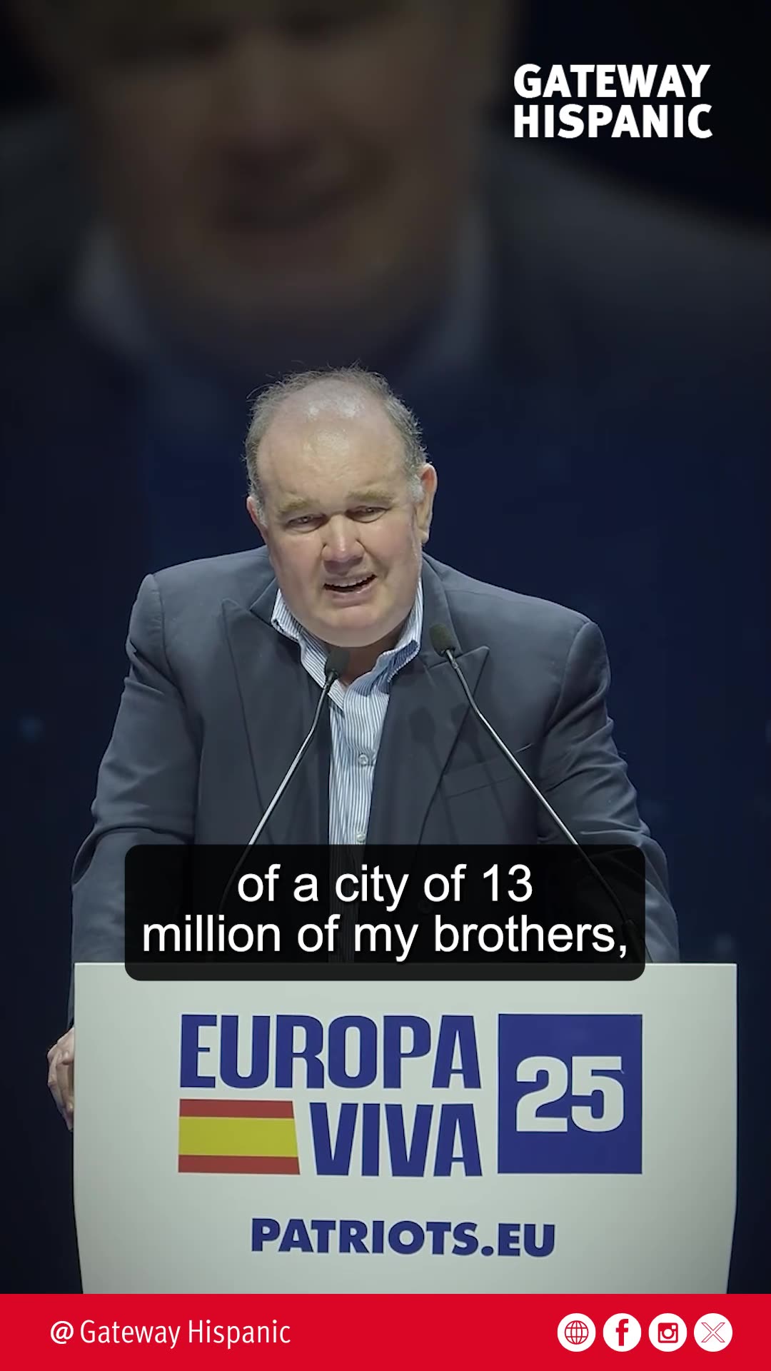 Así iniciaba su Discurso el Alcalde Rafael López Aliaga en España - (Viva 2025)