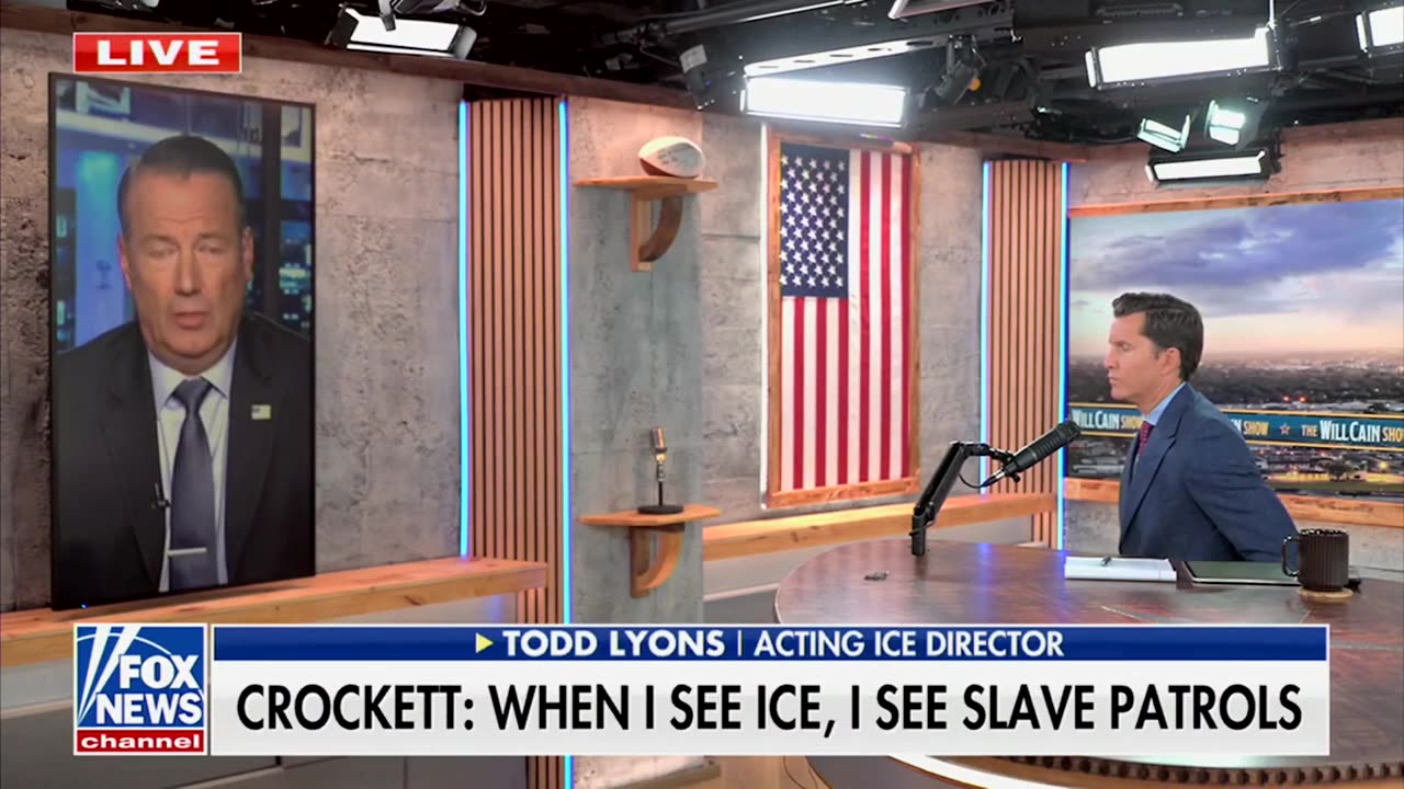 Todd Lyons Goes off on Jasmine Crockett Bad-Mouthing ICE
