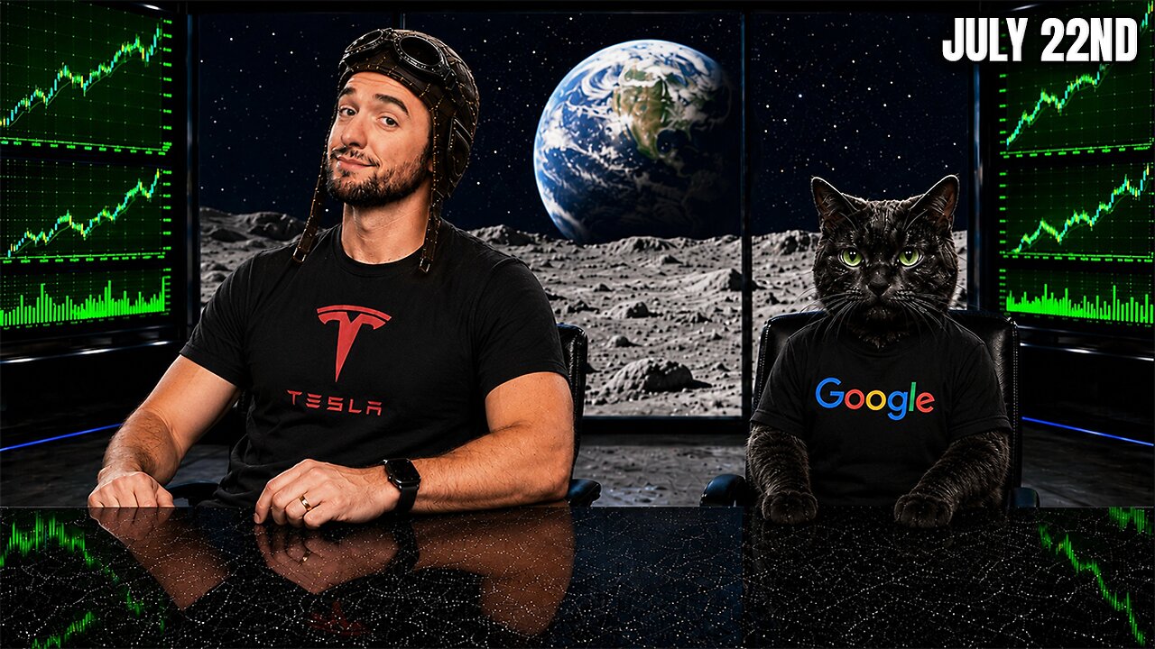 LIVE DAY TRADING: Trumps Threat, Google + Tesla Earnings, Breaking News