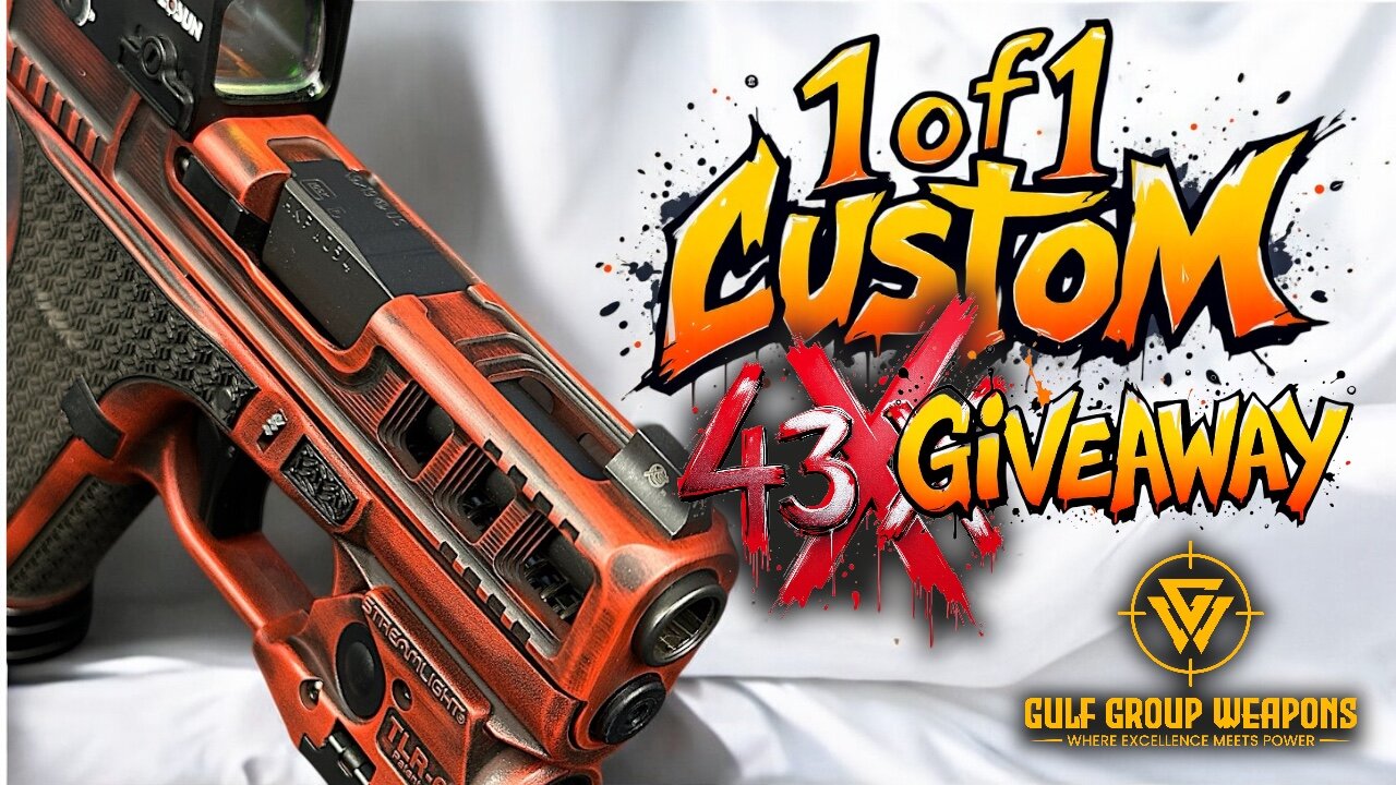 INSANE Custom Glock 43X Giveaway – Enter Now Before It’s Gone!