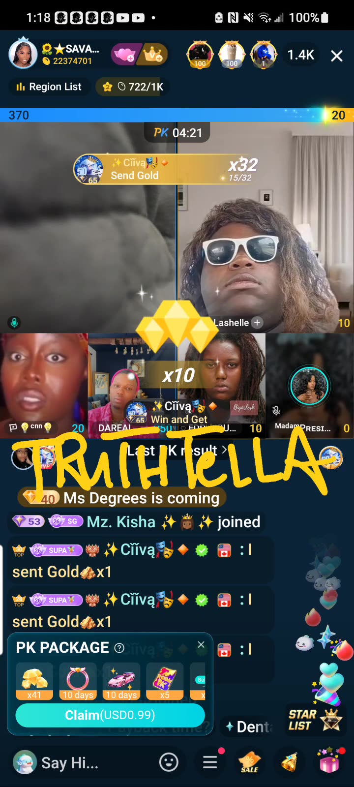 SAVANNA GARCIA, DAREALSUPABIHH, MADAM LO, BIG DRAYA, GUCCI & CNN TEAM PK