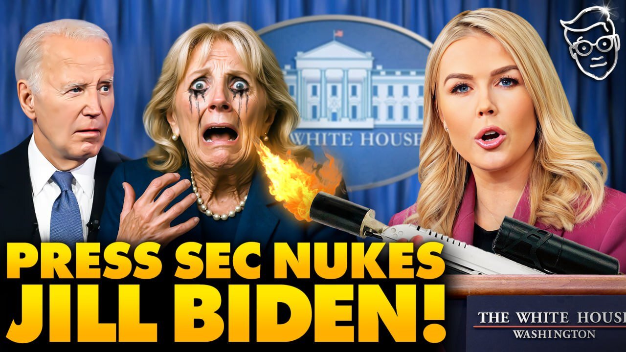 Karoline Leavitt SAVAGES Jill Biden for Criminal ELDER ABUSE of Joe as White House Reporters GASP