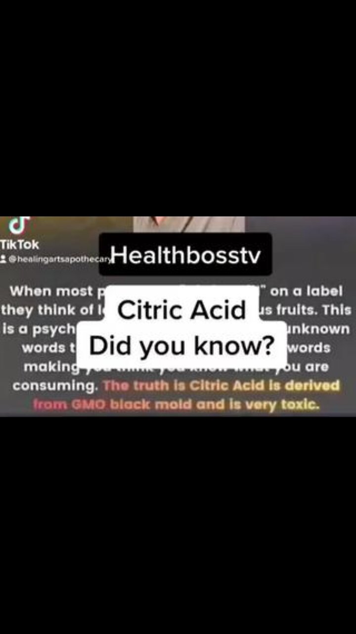 Did You know...What is Citric Acid?