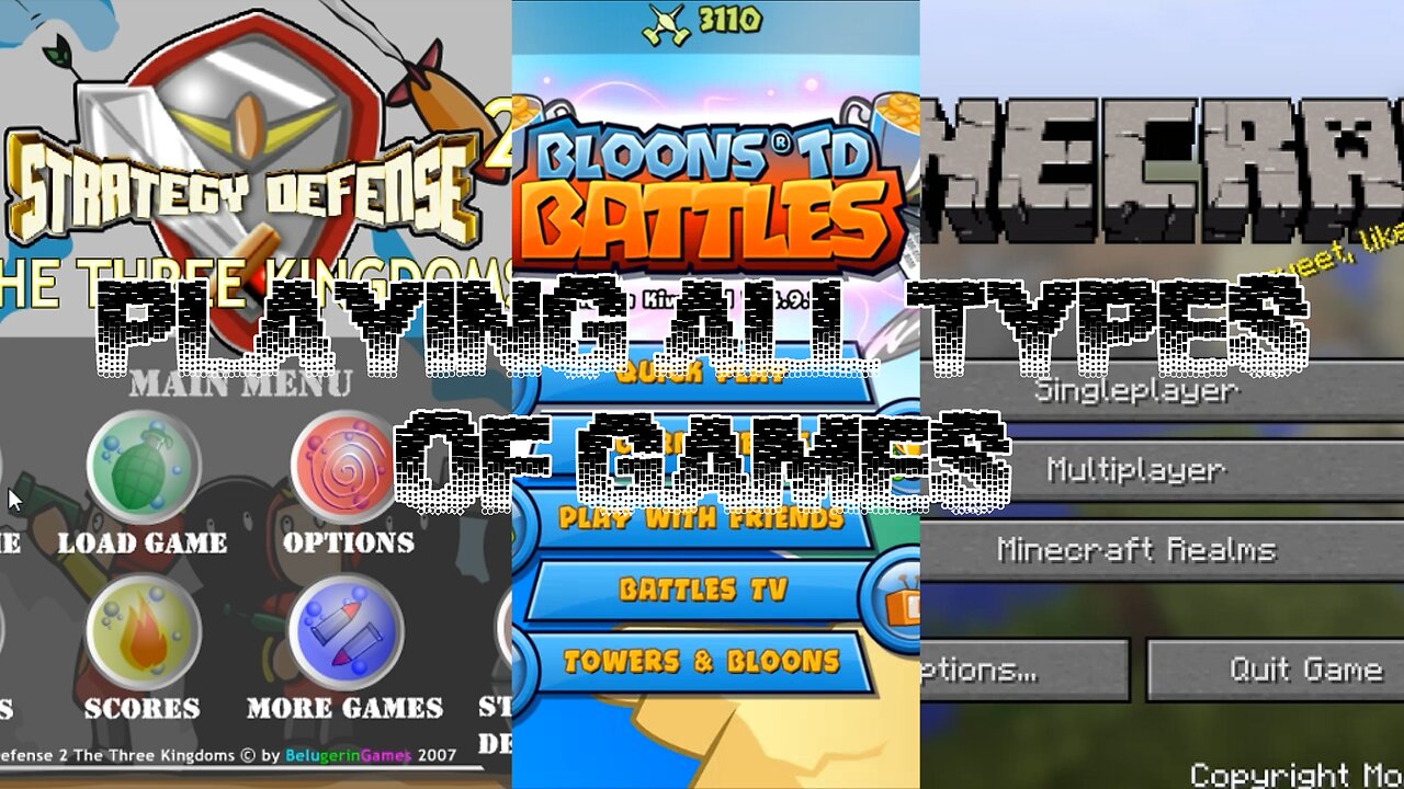 IM PLAYING ALL TYPES OF GAMES WTF!