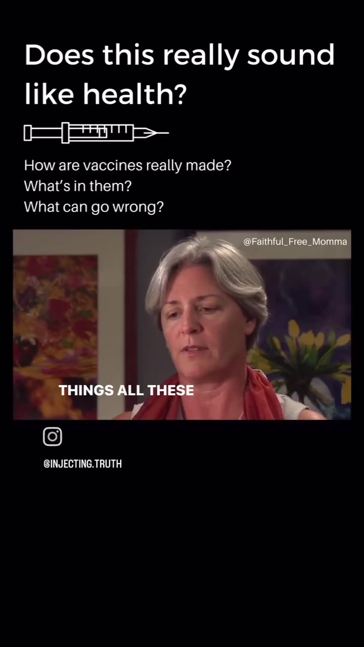 To Make A Vaccine,You Have To Extract Disease From An Animal Or Human...