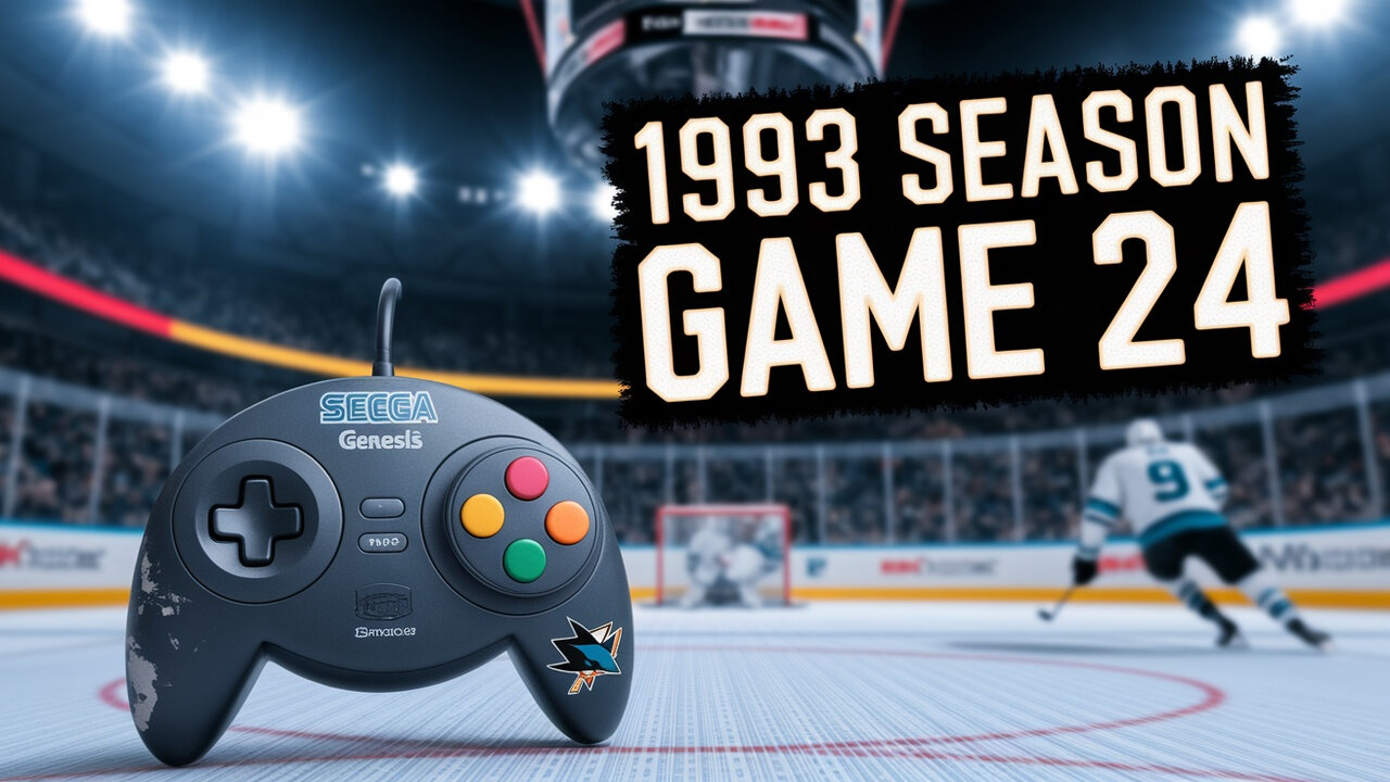 NHL 94 (Sega Genesis) - REVENGE?! Len vs. The Reject Lightning! (1993 Custom Roster)