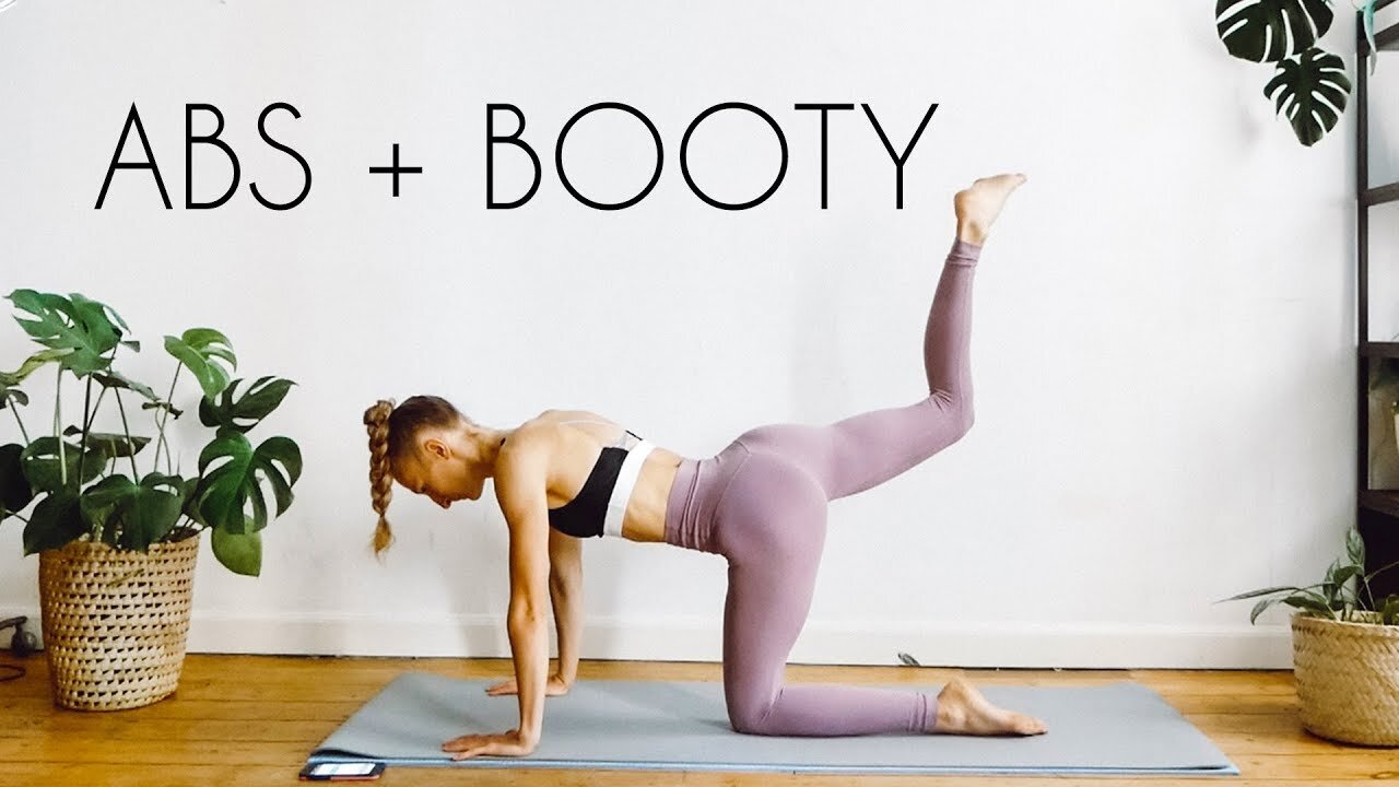2-in-1 ABS & BOOTY Workout π₯ | 20 MIN No Equipment At-Home Burn πͺ
