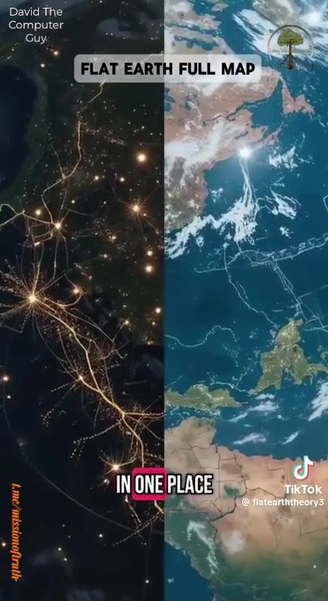 FLAT EARTH FULL MAP