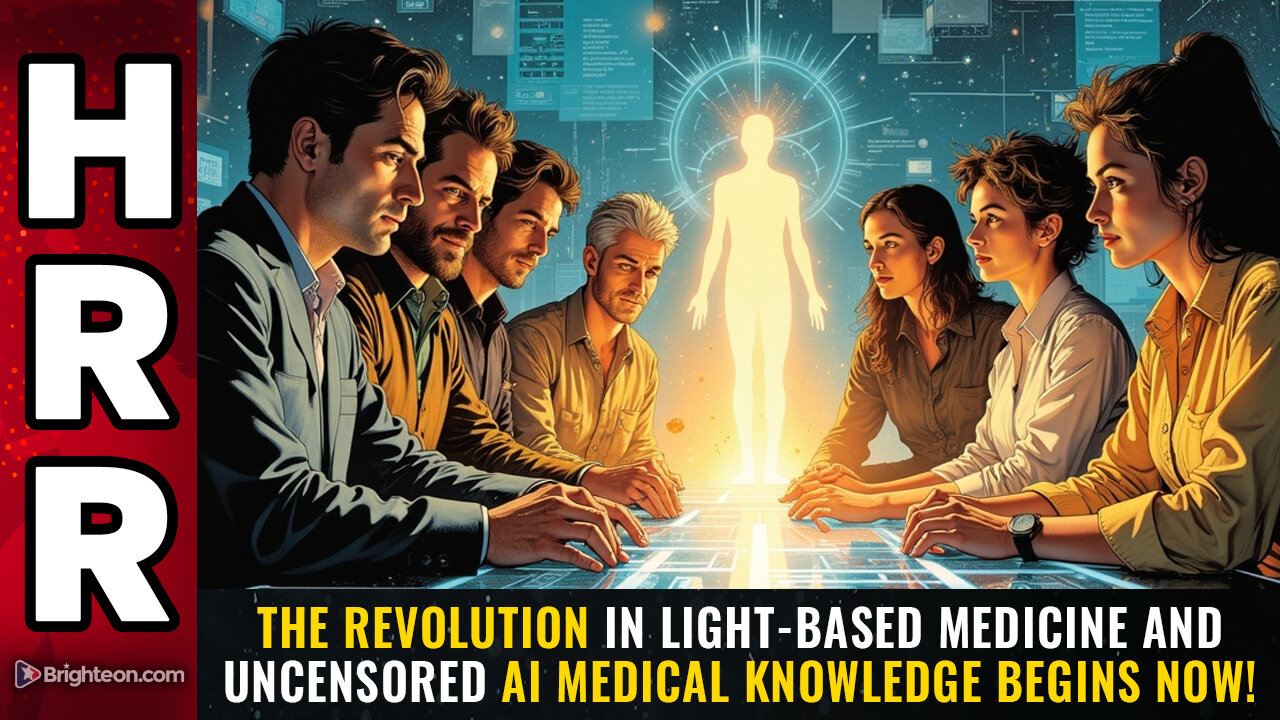 The revolution in light-based medicine and uncensored AI medical knowledge BEGINS NOW!