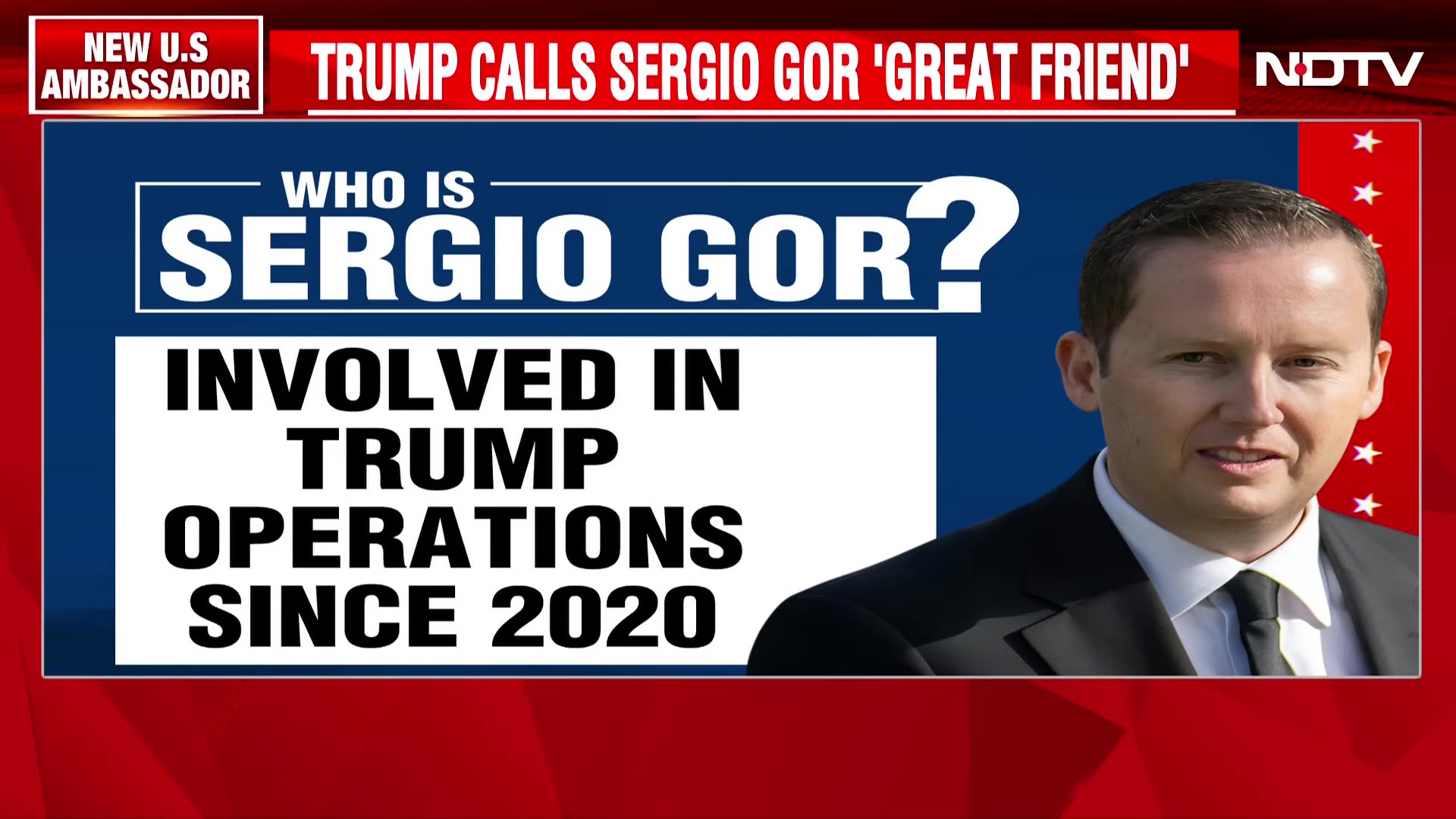 India US News | Who Is Sergio Gor, Donald Trumps India Ambassador Pick