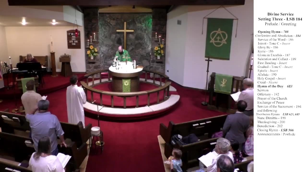 Thirteenth Sunday after Trinity - August 30, 2026