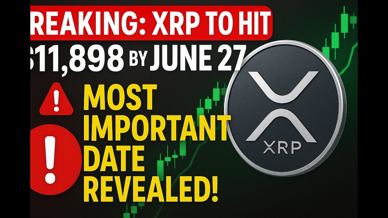 BREAKING: XRP to Hit $11,898 by JUNE 27? 🚨 Most Important Date Revealed! #crypto #news #sahnews