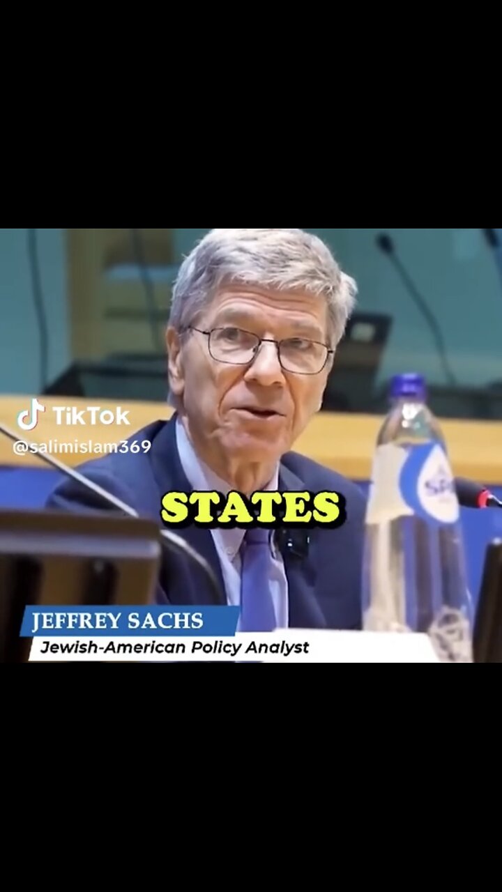 Jeffrey Sachs Tells It Like It Is On Jew Bastards !!!