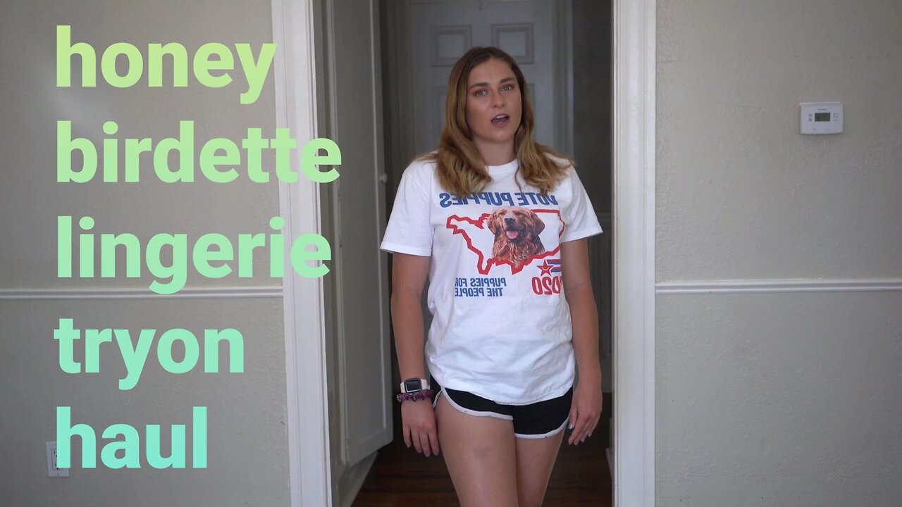 Lingerie tryon haul