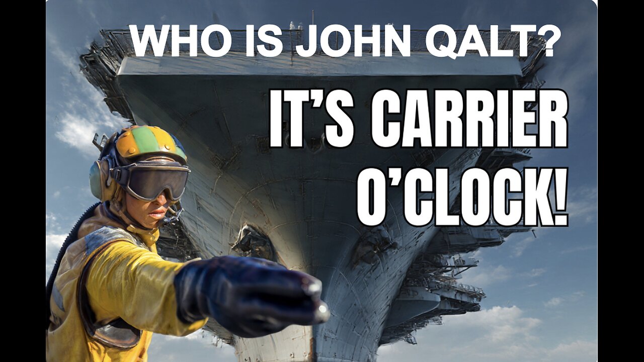 MONKEY WERX SITREP-Its Carrier OClock! WHO IS JOHN QALT?, JUAN OSAVIN, CLIF HIGH