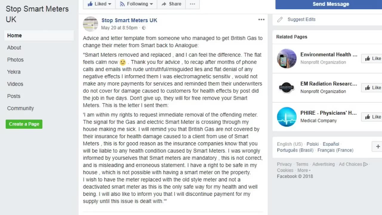 Smart Meters are another massive scam perpetrated on the general public