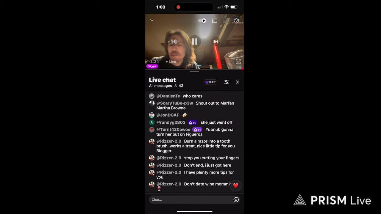 11/21/25 Tricialicious VOD: LIVE! Pray For The Bligger! $3 TTS, $5 MEDIA