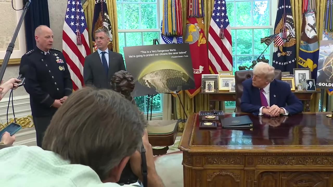 President Trump Makes Announcement About Golden Dome Missile Defense Shield