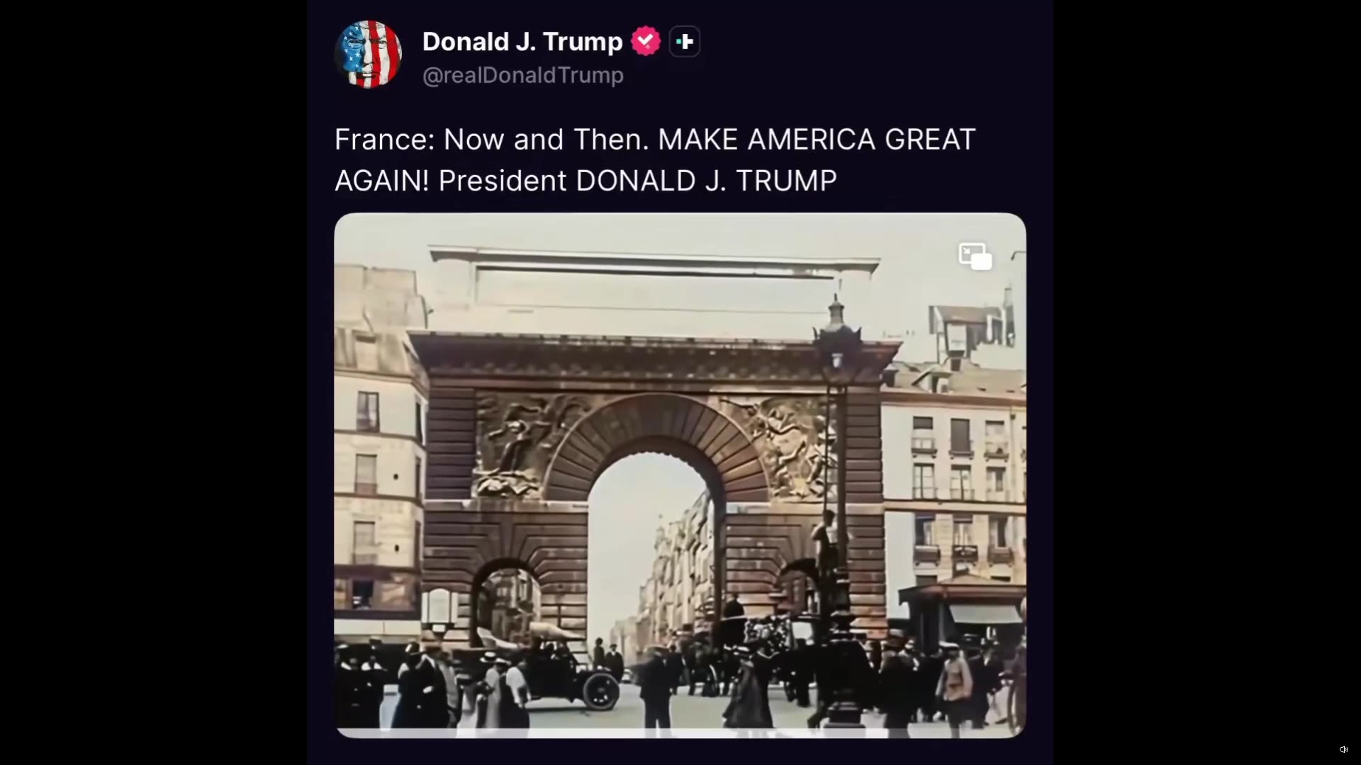 President Trump posts a video showing the SHOCKING downfall of France