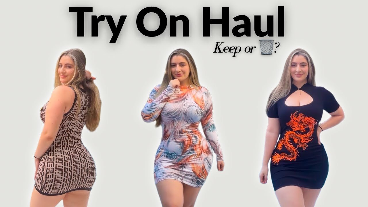 Cute and Sexy Dresses Try On Haul - Closet Cleanout
