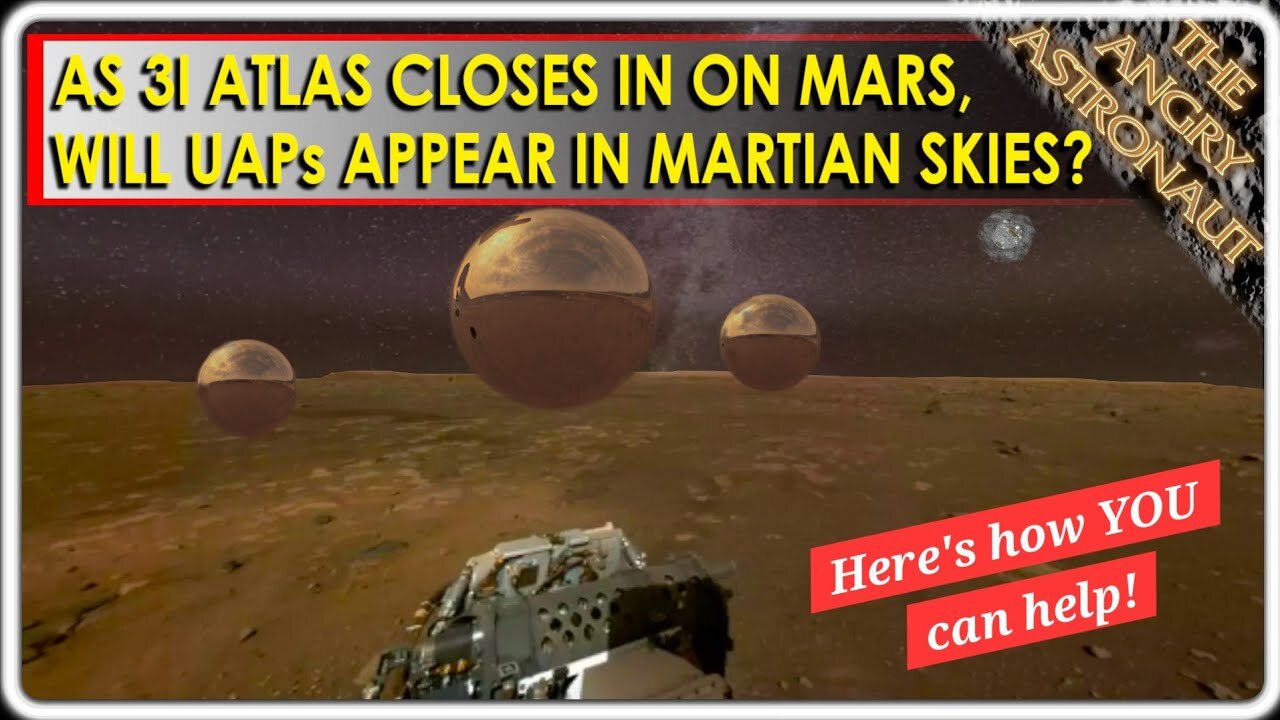 As 3I Atlas closes in on Mars, heres how YOU can look for UAP in the Martian skies!