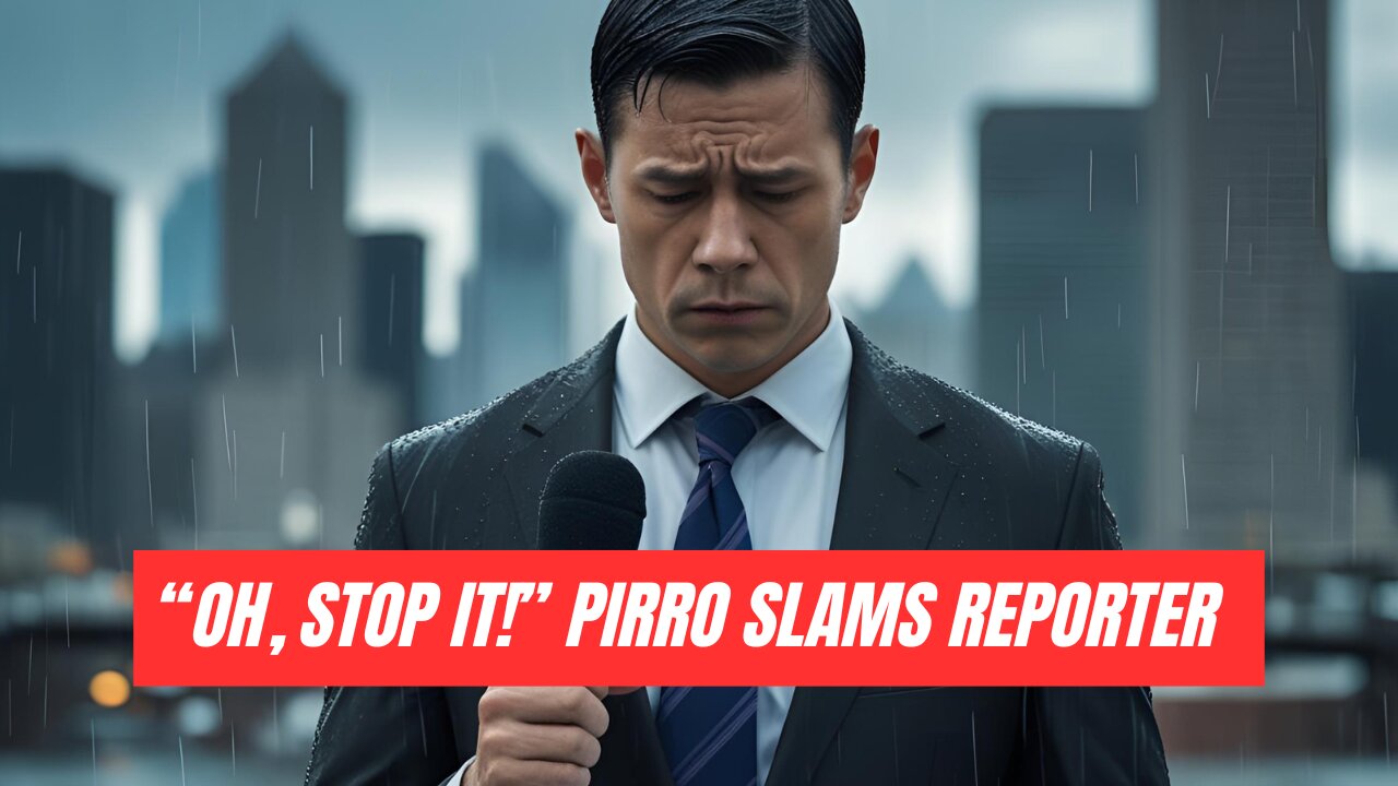 Oh, STOP IT! Pirro SLAMS reporter