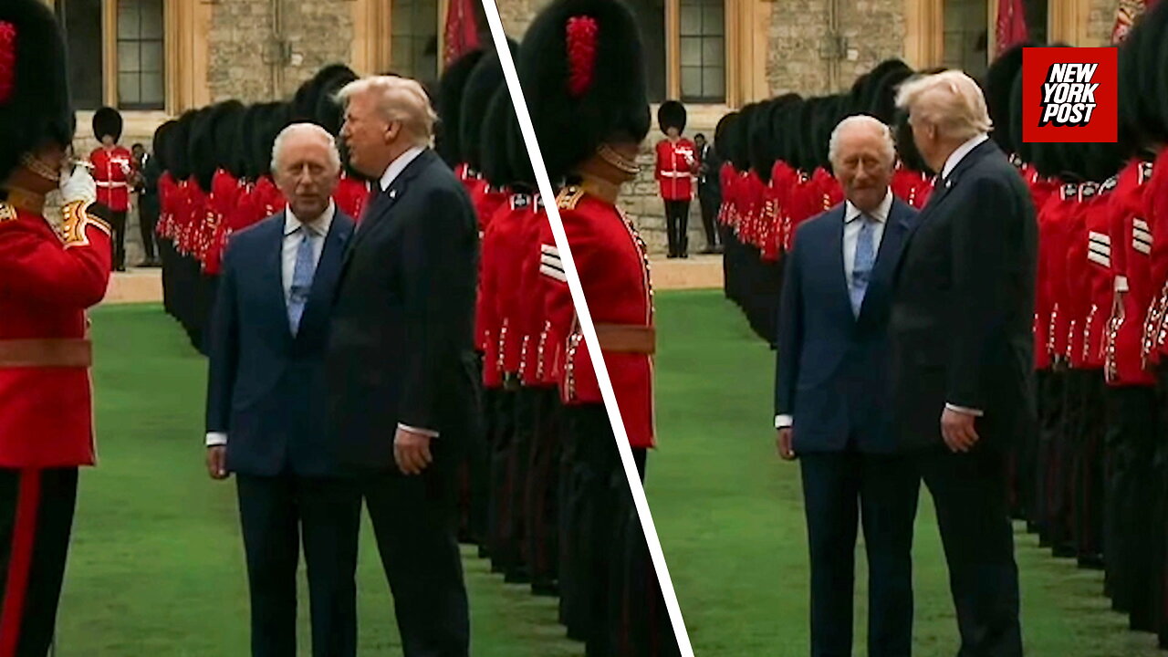Trump and King Charles share laugh after royals playful joke