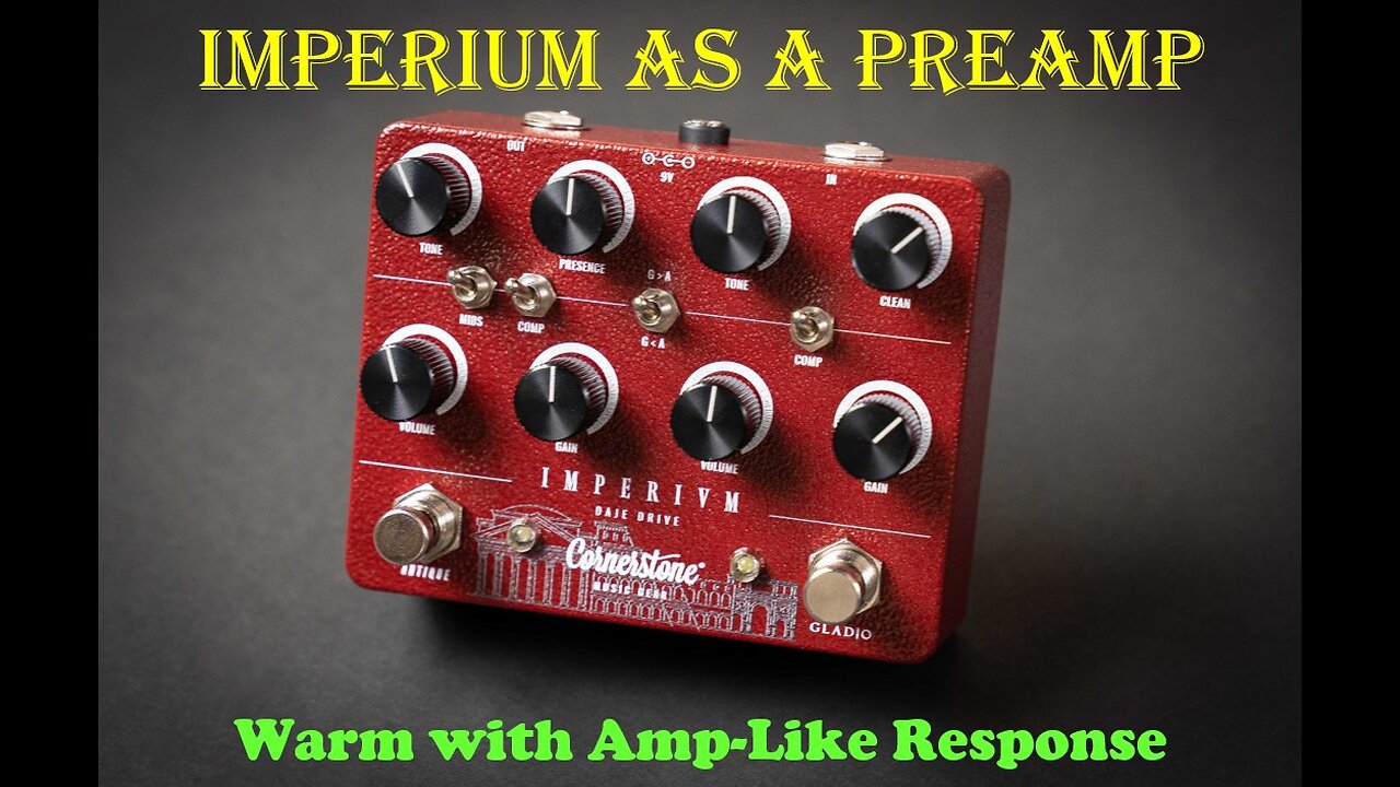 Cornerstones IMPERIUM as a Preamp
