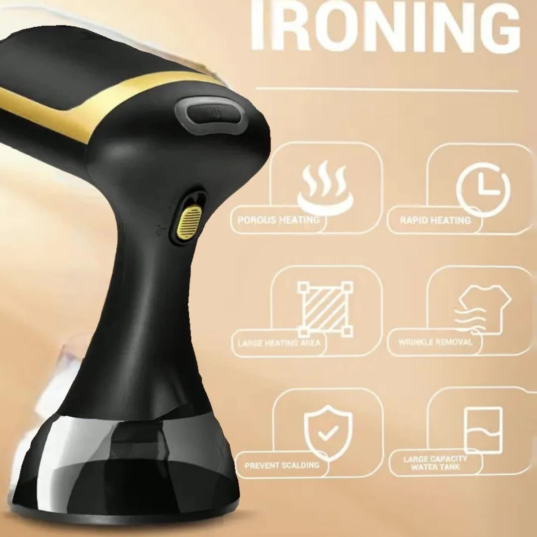 New Household Appliances: 1500W Portable Garment Steamer for Ironing Clothes