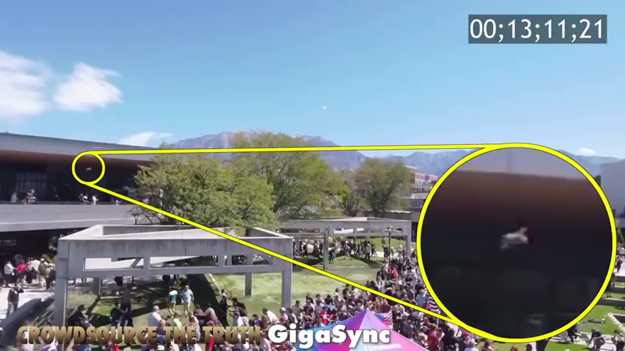 A drone was flying directly above when Charlie Kirk was assassinated, capturing EVERYTHING