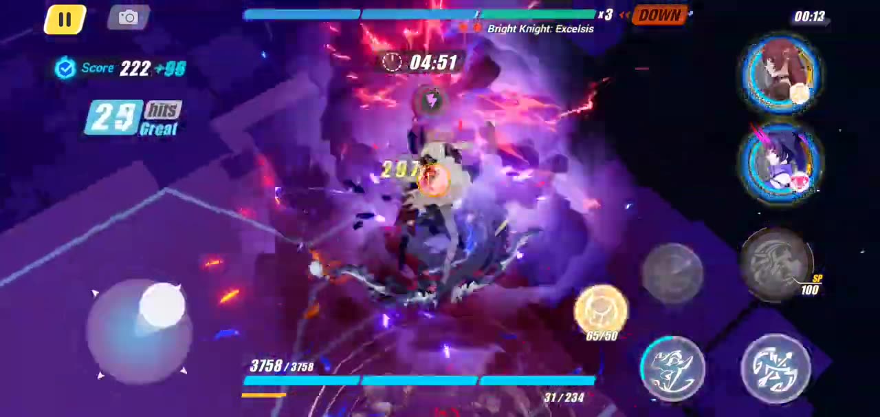 Honkai Impact 3rd - Memorial Arena Exalted Vs Bright Knight S Difficulty 2/2/23