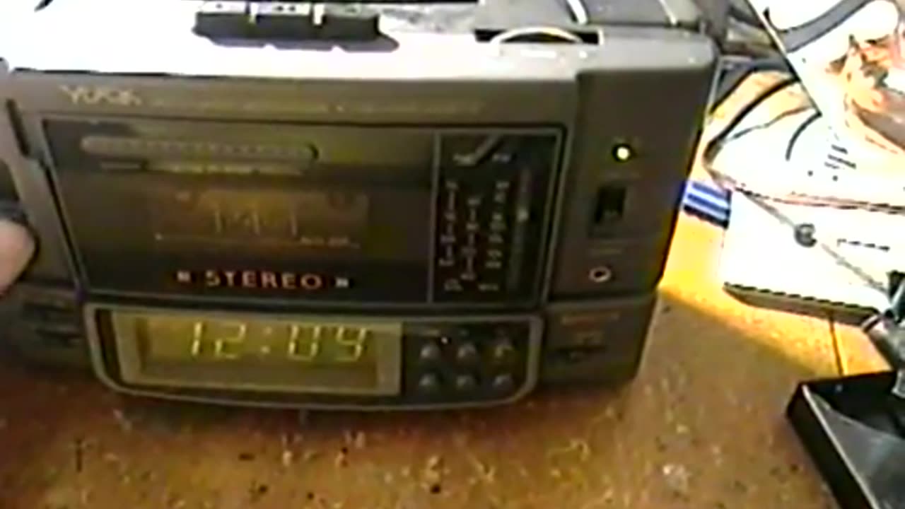 80s Yorx Cassette Clock Radio