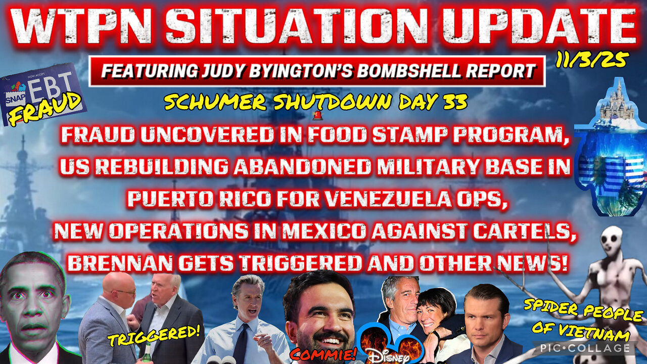 WTPN ~ Judy Byington ~ Situation Update ~ 11-3-25 ~ Trump Return ~ Restored Republic via a GCR