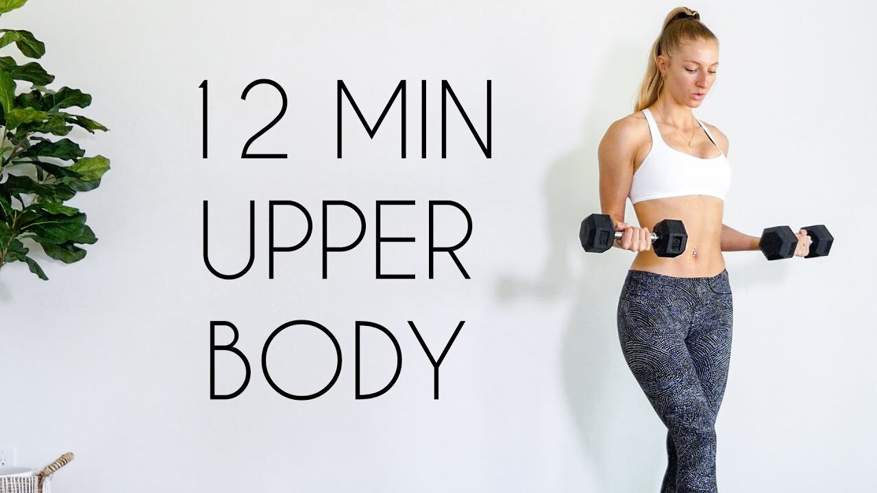 12-Min Upper Body Burn π₯ | Intense Arms, Chest, Back & Shoulder Workout!
